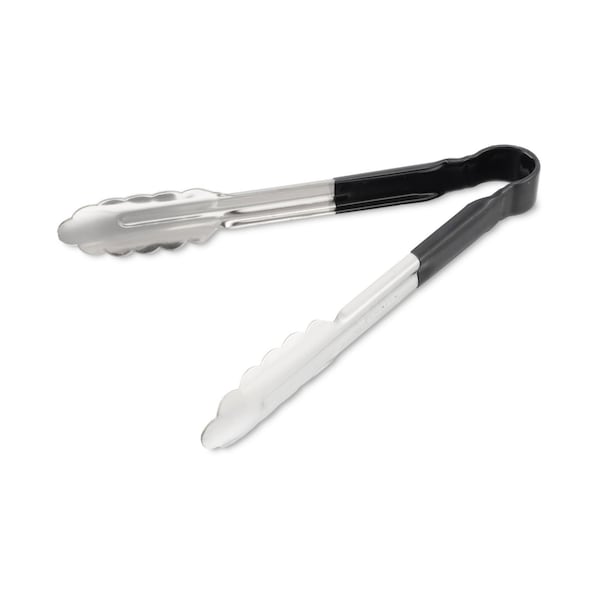 Dura-Kool Tongs, Stainless Steel/Plastic, 9.5 in.